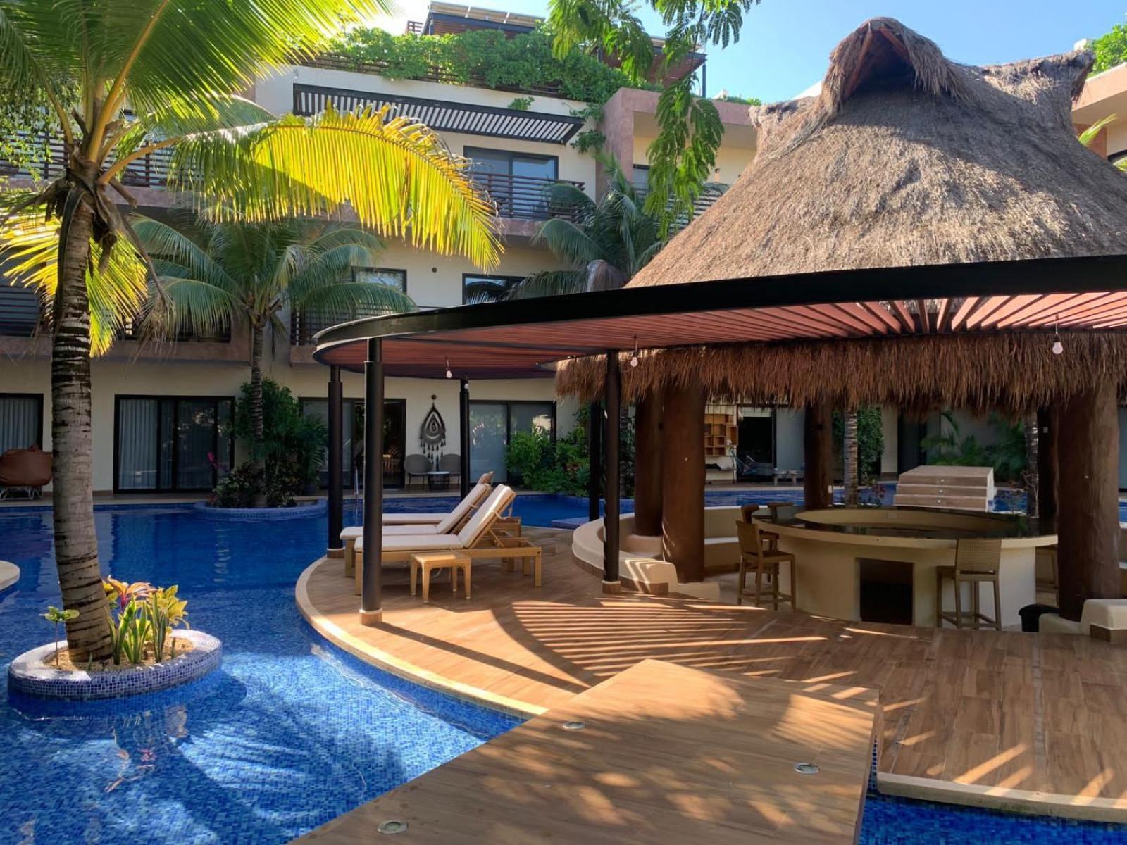Casa De Lujo Ka'An Maya Acceso Swimup A La Piscina Τουλούμ Εξωτερικό φωτογραφία